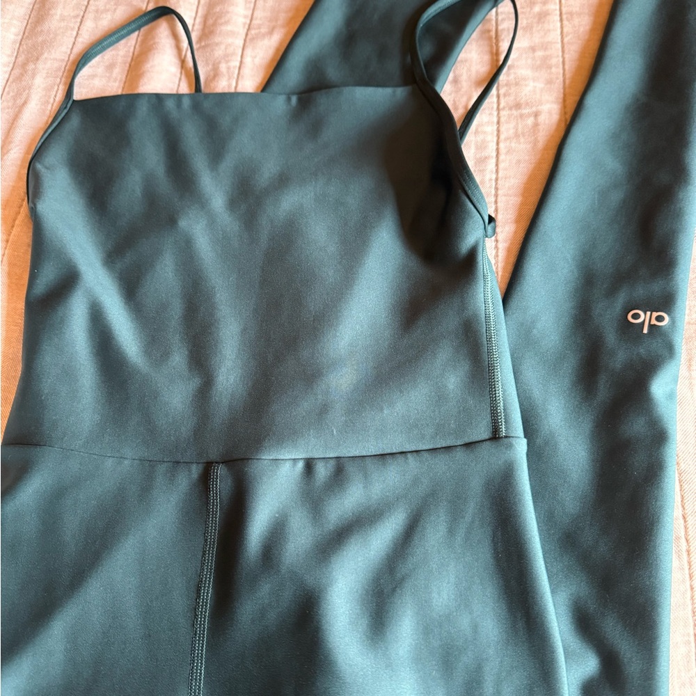 ALO Yoga Deep Green Bodysuit